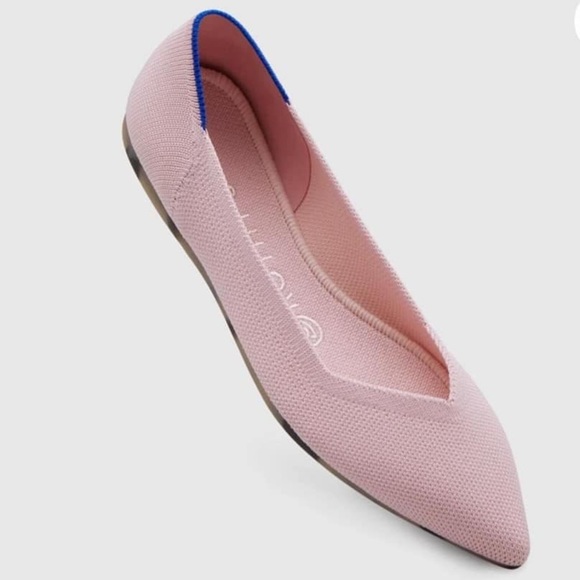 ❌SOLD❌ Rothy's Blush Points w tortoise soles retired ballet pink rose size 8 - Picture 6 of 6